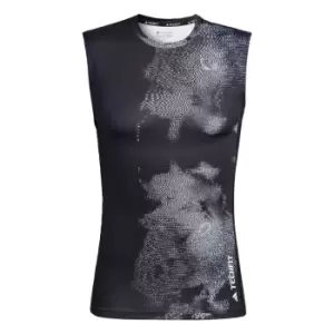 Image of adidas Techfit Allover Print Training Tank Top Mens - Multi