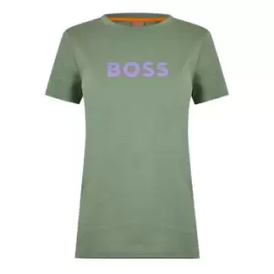 Image of Boss Elogo T-Shirt Womens - Green