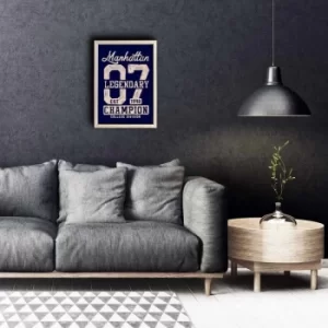 Image of KCT-034 Multicolor Decorative Framed MDF Painting