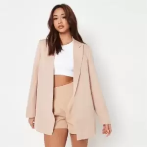 Image of Missguided Tailored Basic Blazer - Beige