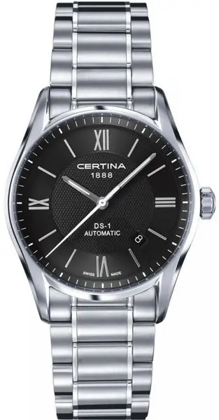 Image of Certina Watch DS-1 Roman Automatic - Black