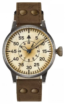 Image of Laco Graz Erbstruck Pilotes Leather 861946 Watch