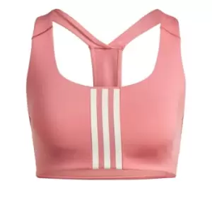 Image of adidas Powerimpact Training Medium-Support Bra Womens - Red