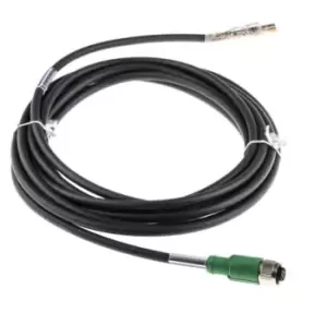 Image of Phoenix Contact Sac-8P- 5,0-Pur/m12Fs Sh Sensor Cable, 8Pos, M12 Socket, 5M