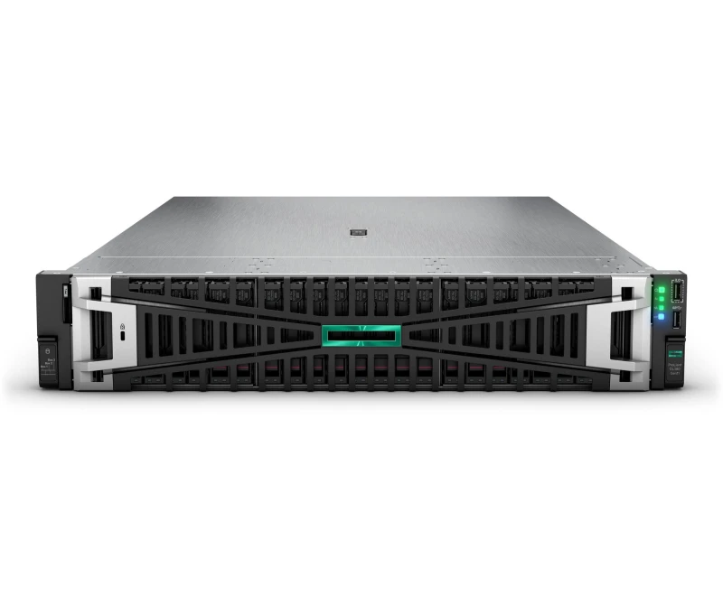 Image of HPE ProLiant DL380 Gen11 Intel Xeon Silver 2.4GHz 12C 64GB RAM 2x480GB SSD Rack Server P83120-425 Black,Silver
