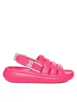 Image of UGG Ugg Yeah Sport Flat Sandals, Pink, Size 3, Women