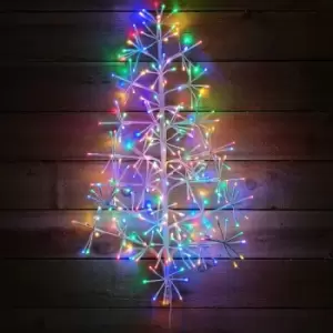 Image of Premier 90cm Multicolour Twinkling Christmas Starburst Tree