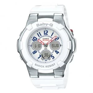 Image of Casio Baby-G Standard Analog-Digital Watch BGA-110TR-7B - White