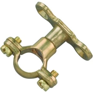 Image of Wickes Adjustable Pipe Clip and Back Plate - 15mm