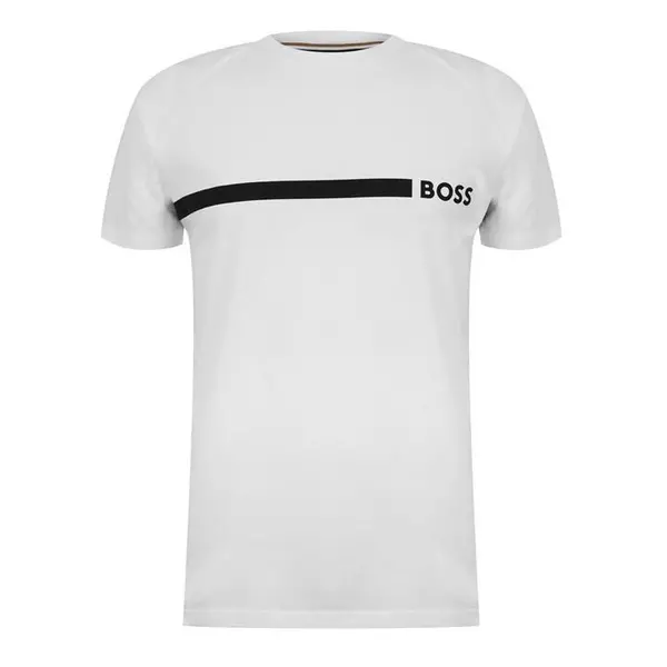Image of Boss Logo Slim T Shirt - White XS