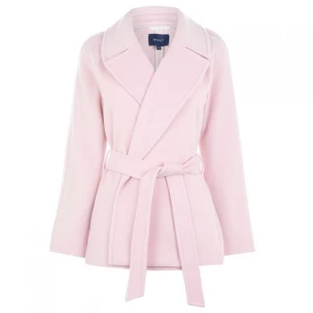 Image of Gant Gant Wool Wrap Jacket - Silver Pink