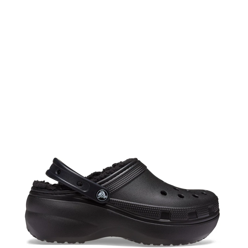 Image of Crocs Women Classic Platform Lined W Clogs Black 7