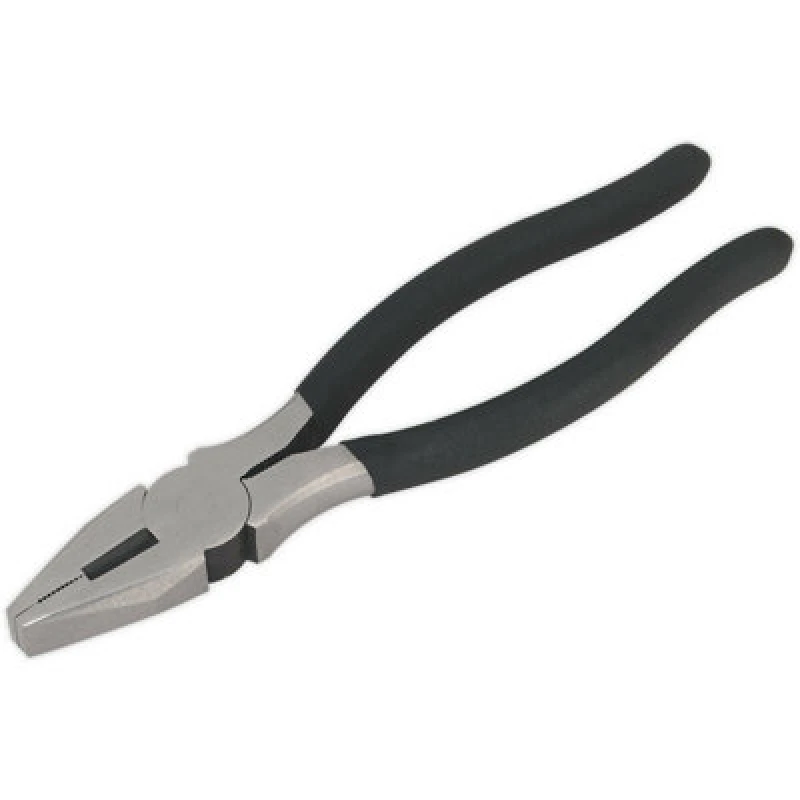 Image of Loops 180mm Combination Pliers - Drop Forged Steel - 20mm Jaw Capacity - Foam Grip Metallics