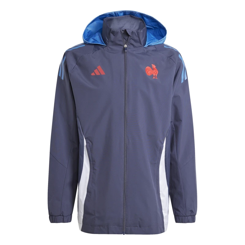 Image of adidas Ffr Aw Rain J M Anorak Mens Shadow Navy male XS