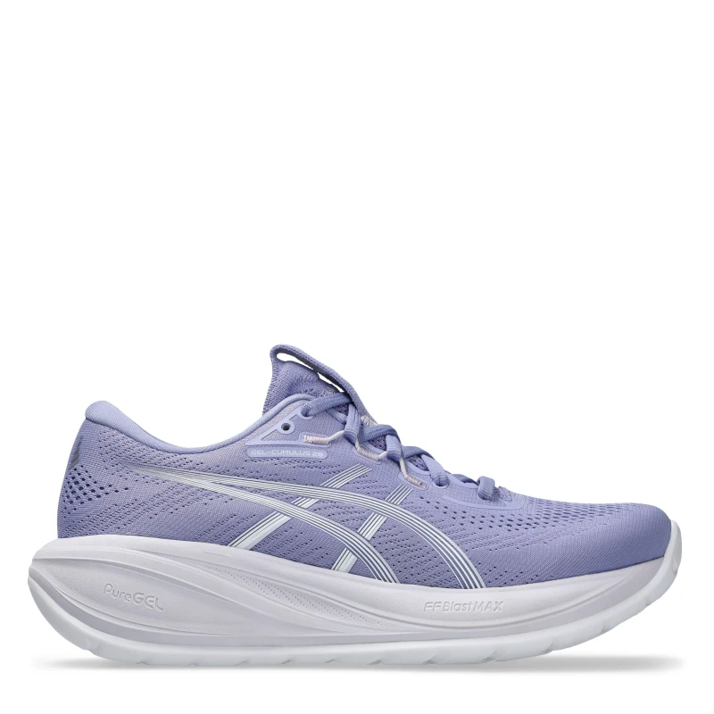 Image of Asics Gel-Cumulus 28 Purple White SS26 Womens Shoes, Size 39,5 - EUR