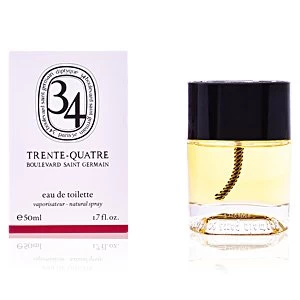Image of Diptyque 34 Boulevard Saint Germain Trente - Quatre Eau de Toilette Unisex 50ml