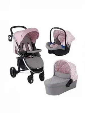 Image of My Babiie Dani Dyer Pink & Grey Travel System, Pink