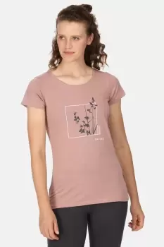 Image of Graphic Print Coolweave Cotton 'Breezed III' Short Sleeve T-Shirt