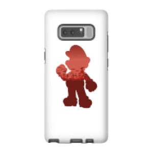 Image of Nintendo Super Mario Mario Silhouette Phone Case - Samsung Note 8 - Tough Case - Gloss
