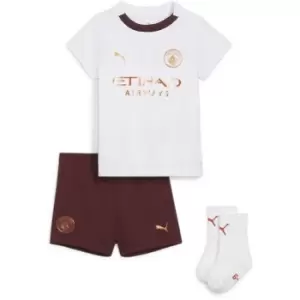 Image of Puma Manchester City Away Babykit 2023 2024 - White