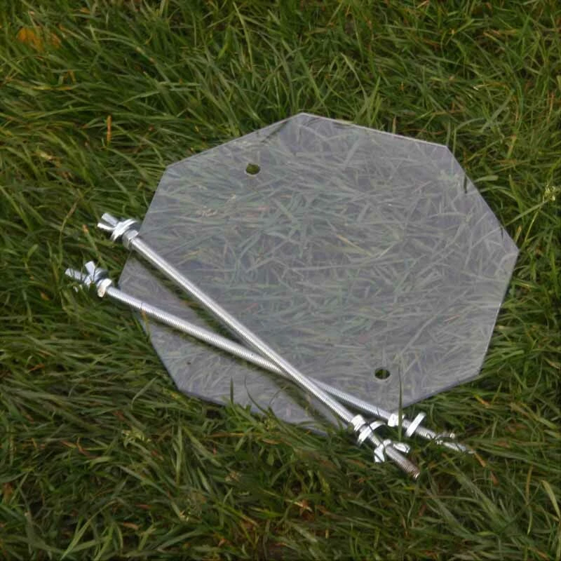 Image of Rain Guard for Moth Trap - Polycarbonate - L26 x W26 x H0.3cm NestboxCompanyIZMOTRGZZ
