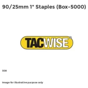 Image of Tacwise - 90/25mm 1 Staples (Box-5000)