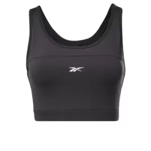 Image of Reebok Workout Ready Mesh Bralette Womens - Black