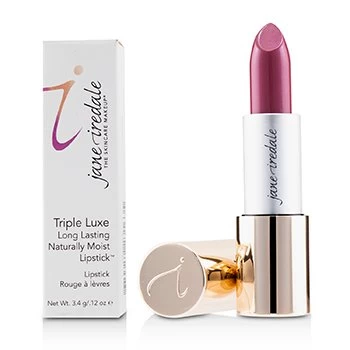 Image of Jane IredaleTriple Luxe Long Lasting Naturally Moist Lipstick - # Joanna (Plum With Pink Undertones) 3.4g/0.12oz