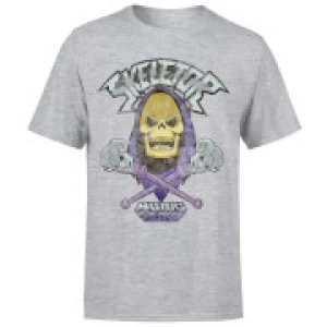 Image of He-Man Skeletor Distressed Mens T-Shirt - Grey - M