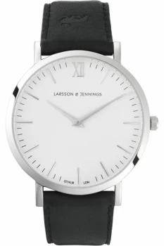 Image of Unisex Larsson & Jennings Lugano 40mm Watch LGN40-LBLK-C-Q-P-SW-L