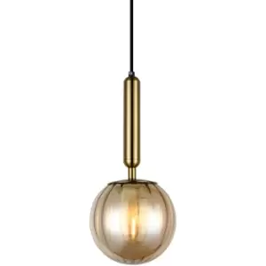 Image of Italux Ravena Modern 1 Light Slim Pendant Ceiling Light, E27 LED