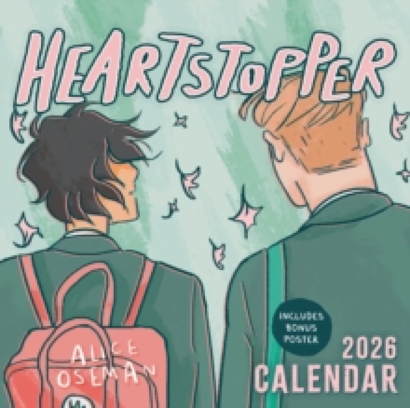 Image of The Heartstopper 2026 Calendar : With art by Alice Oseman, and bonus poster! Calendar
