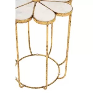 Image of Rabia Petal Side Table Mirror