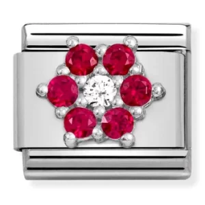 Image of Nomination CLASSIC Flower Crystal Charm 330322/02