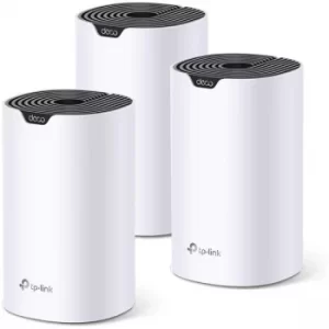 Image of TP-LINK (DECO S4) Whole-Home Mesh WiFi System, 3 Pack, Dual Band AC1200, MU-MIMO, 2 x LAN on each Unit UK Plug