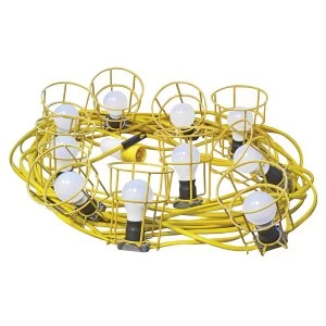 Image of Faithfull Festoon Lights L/E 22M 10 Bulbs 110V