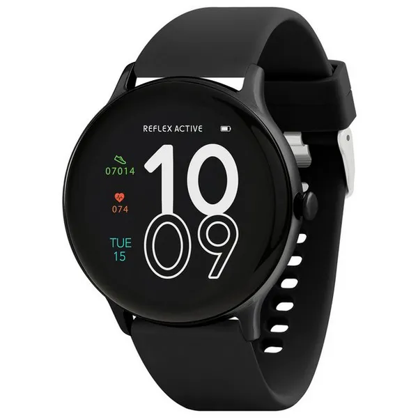 Image of Reflex Active Series 22 Black Calling Smart Watch