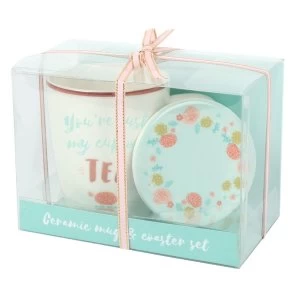 Image of Bohemian Babe Tea Mug and Coaster