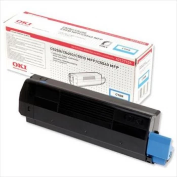 Image of OKI 42804547 Cyan Laser Toner Ink Cartridge
