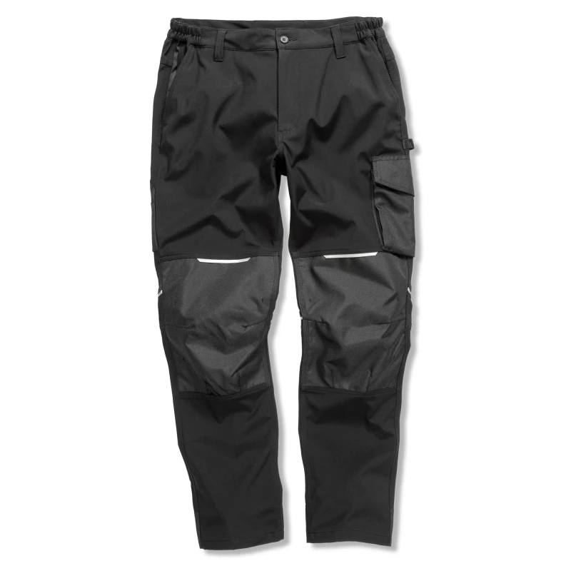 Image of Result Result Men Softshell Slim Trousers in Black Size: Small Black S Male 5063417940418