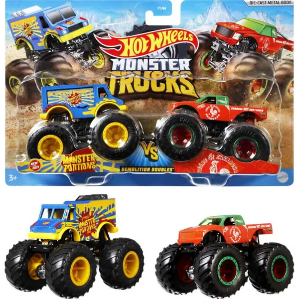 Image of Hot Wheels Hot Wheels Monster Trucks Twin Pack