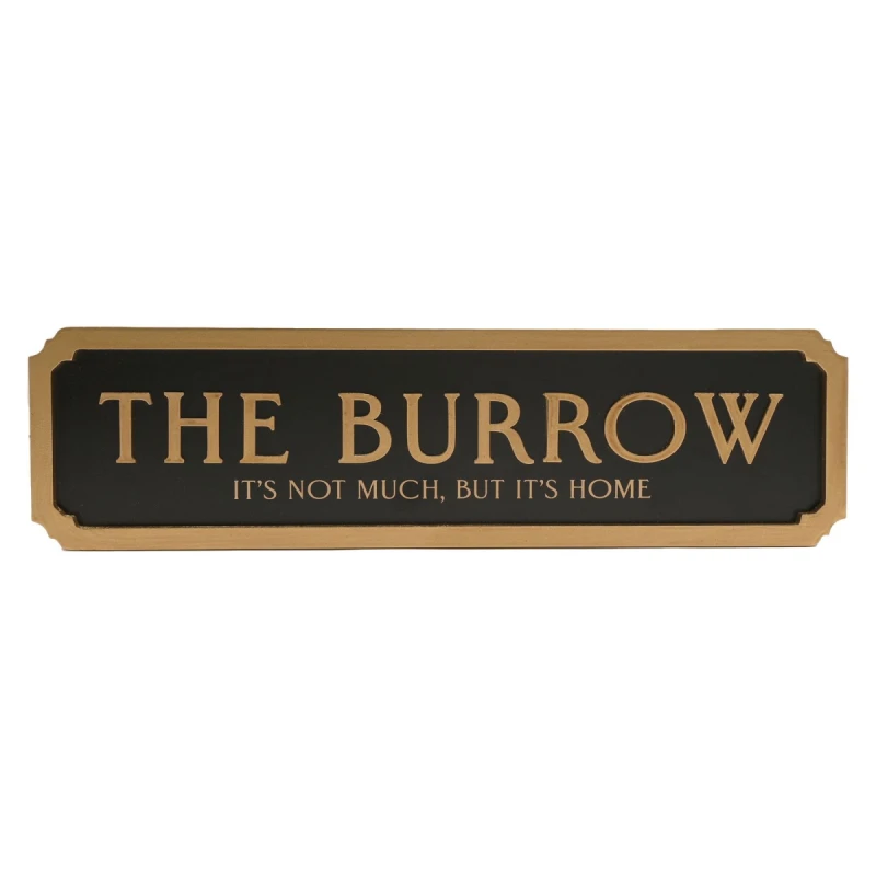 Image of Warner Bros Harry Potter Alumni Street Sign The Burrow Multi