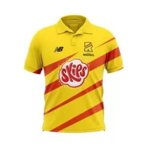 Image of New Balance Balance Trent Rockets Polo Shirt Mens - Yellow