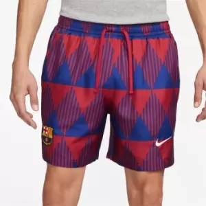 Image of Nike Barcelona Flow Shorts 2023 2024 Adults - Red