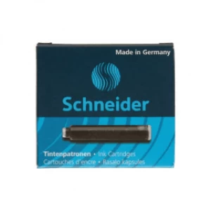 Image of Schneider Fountain Pen Ink Cartridges - Black (6 Pack)