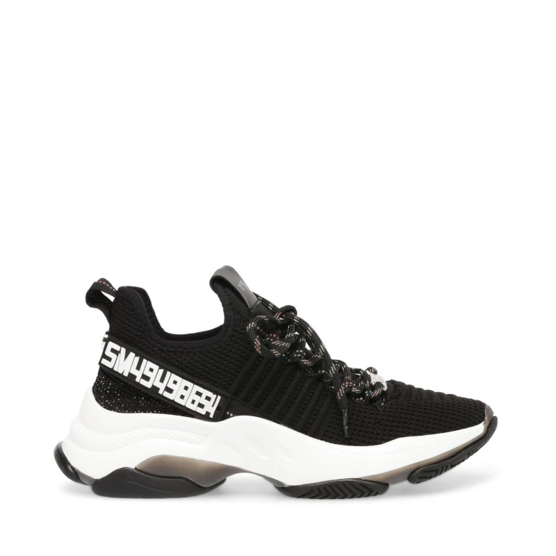 Image of Steve Madden Maxilla-R-E Trainers Black female UK 5