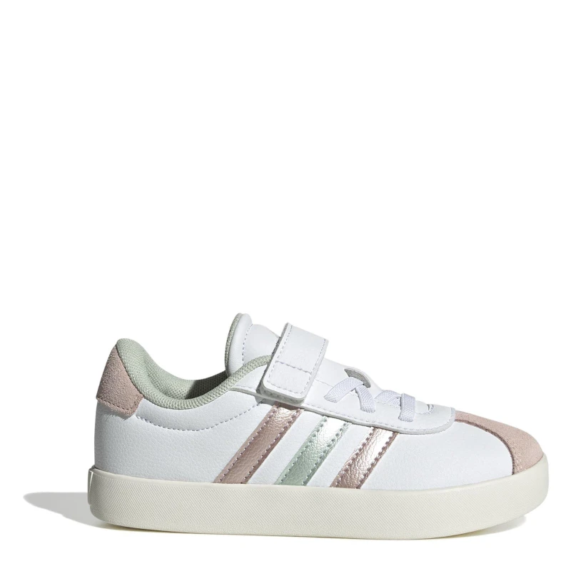 Image of adidas Vl Court 3.0 El C Low-Top Trainers Girls - White White 1