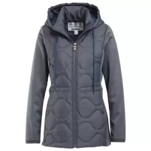 Image of Barbour Womens Willowherb Quilted Sweat Summer Navy 16