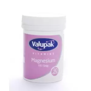 Image of Valupak Vitamins Magnesium Tablets 187.5mg