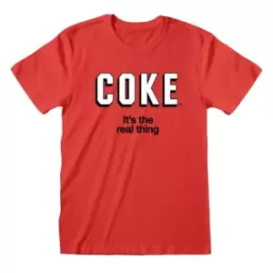 Image of Coca Cola Its The Real Thing Red T-Shirt